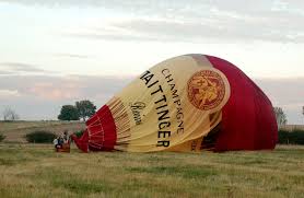 Hot Air Balloon Strikes Electrical Wires
