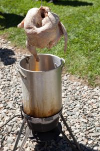 Deep Frying A Turkey Poses Safety Risks